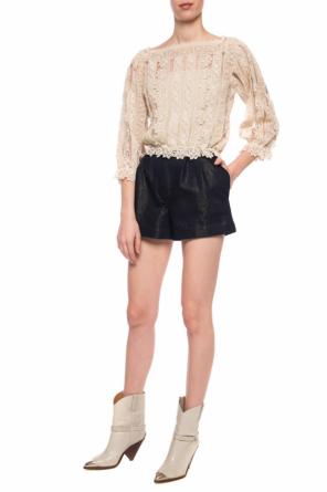 Pleated denim shorts, zdjęcie 2 Pleated denim shorts od Alaia